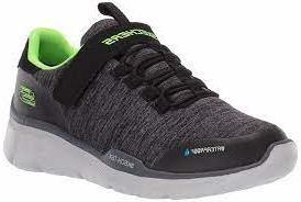 Skechers Kids Equalizer 3.0 Aquablast Black & Charcoal Boys Trainers 97925L