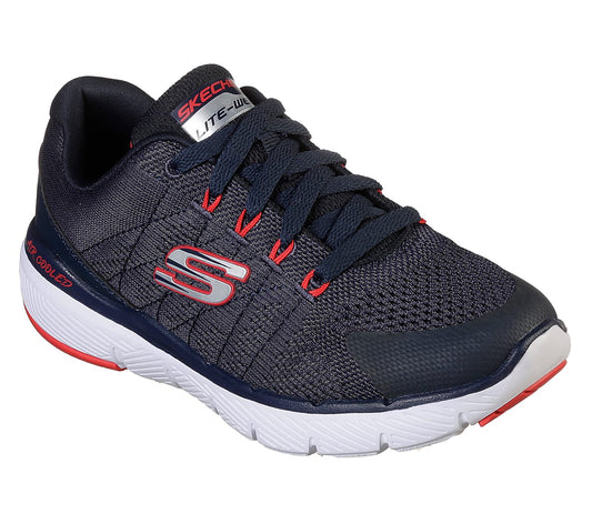 Skechers Kids Flex Advantage 3.0 Stalwart Grey Boys Trainers 98140L