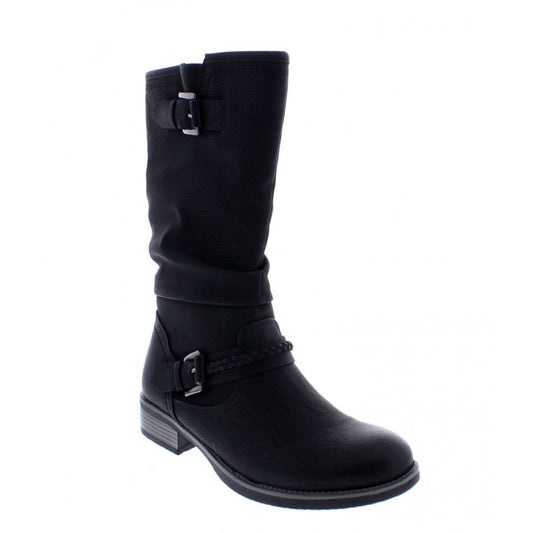 Rieker Ladies 98860-00 Black Boot