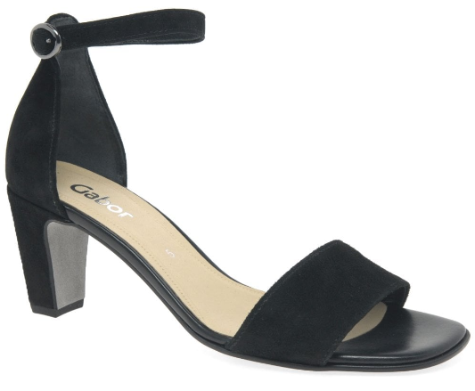 Gabor 21.790.17 Unicorn Black Ankle Strap Sandal