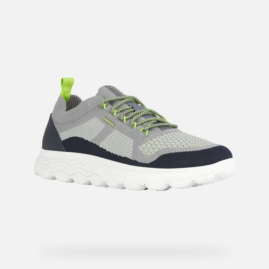 Geox Mens U15BYA U Spherica  - LT Grey/Navy