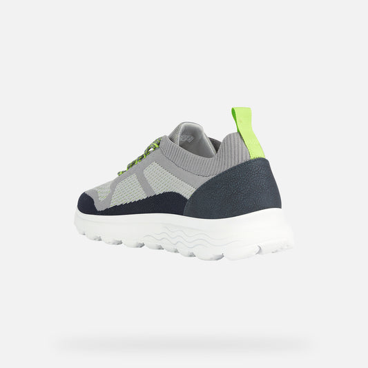 Geox Mens U15BYA U Spherica  - LT Grey/Navy