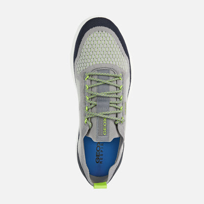 Geox Mens U15BYA U Spherica  - LT Grey/Navy