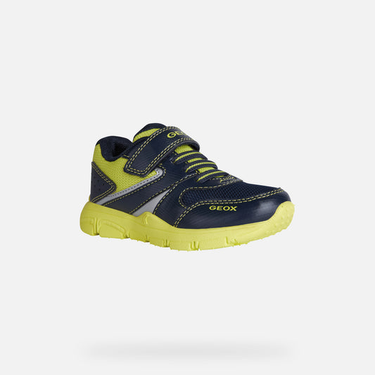 Geox Boys J N Torque J257NA Navy/Lime