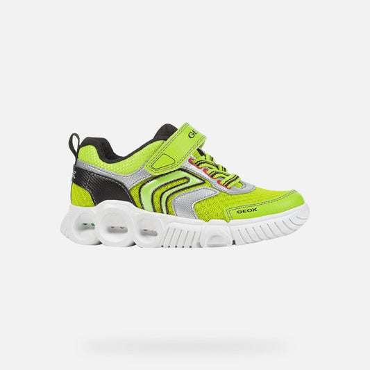Geox Boys J Wroom J25JAB Lime/Black
