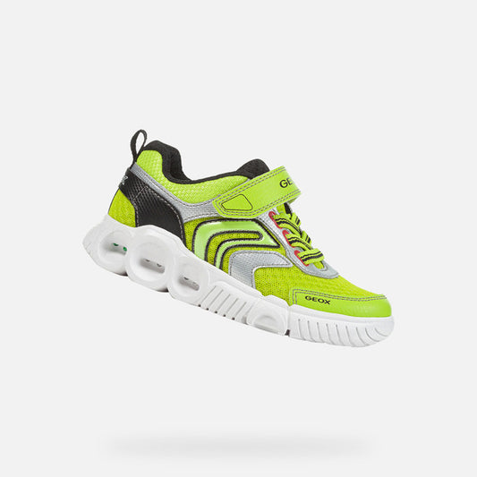 Geox Boys J Wroom J25JAB Lime/Black