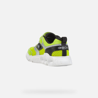 Geox Boys J Wroom J25JAB Lime/Black