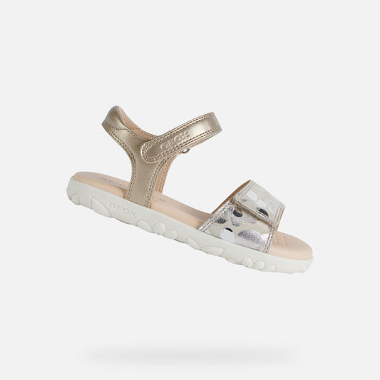 Geox Girls J028ZAJ.S Haiti Beige/Platinum