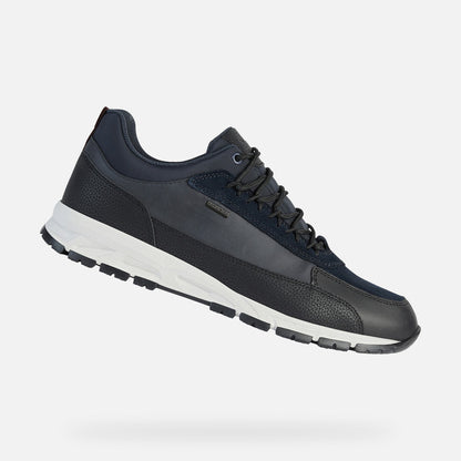 Geox U26EXA Mens Waterproof Trainer Navy