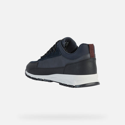 Geox U26EXA Mens Waterproof Trainer Navy