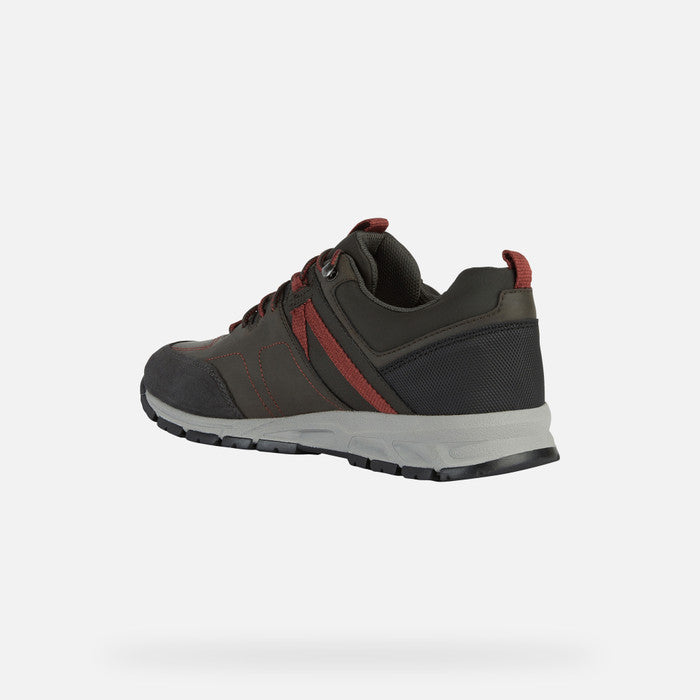 Geox U260MC Mens Waterproof Trainer DK Coffee