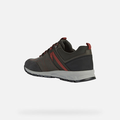 Geox U260MC Mens Waterproof Trainer DK Coffee