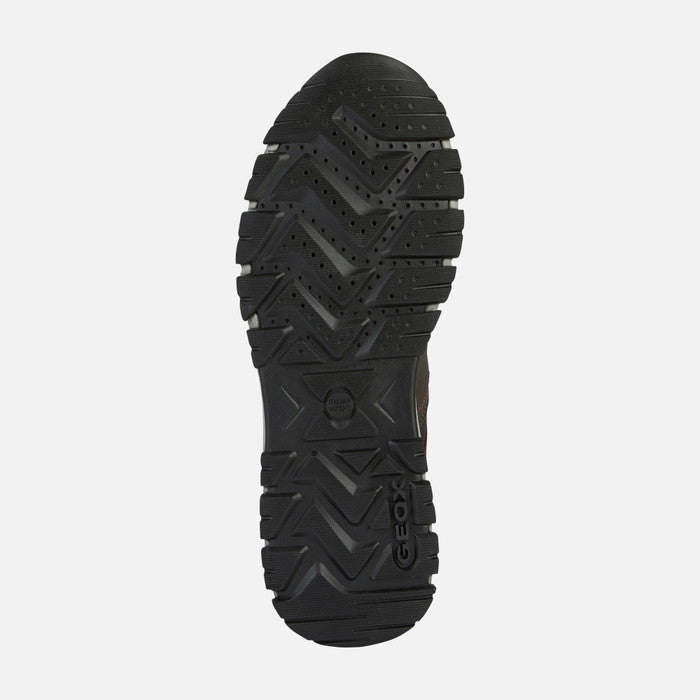 Geox U260MC Mens Waterproof Trainer DK Coffee