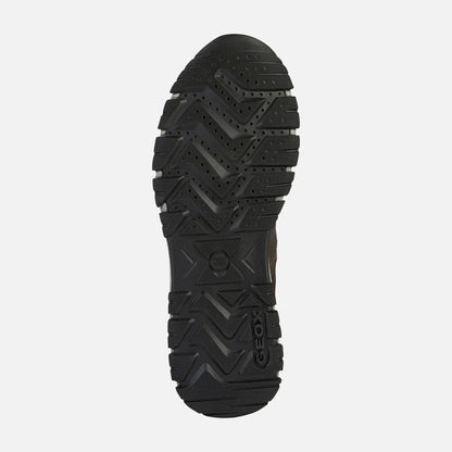 Geox U260MC Mens Waterproof Trainer DK Coffee