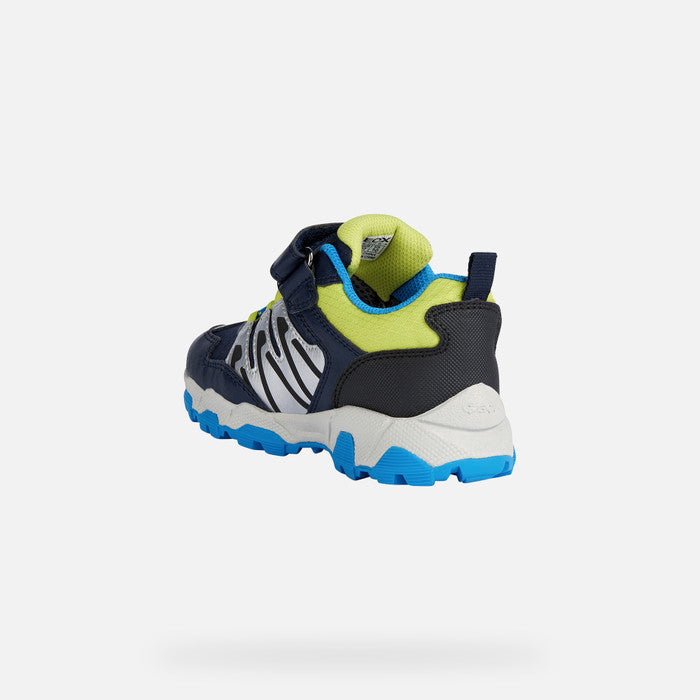 Geox J263ZB Boys J Magnetar Navy/Lime