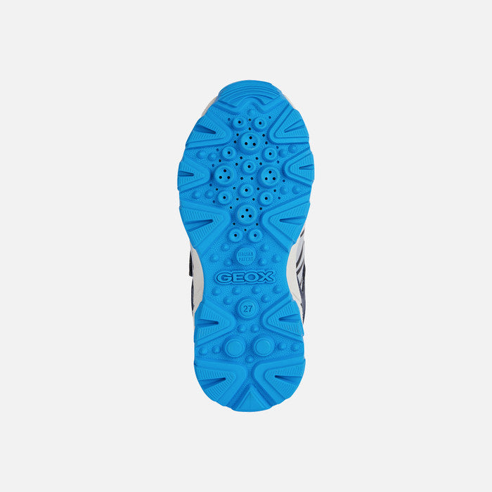 Geox J263ZB Boys J Magnetar Navy/Lime