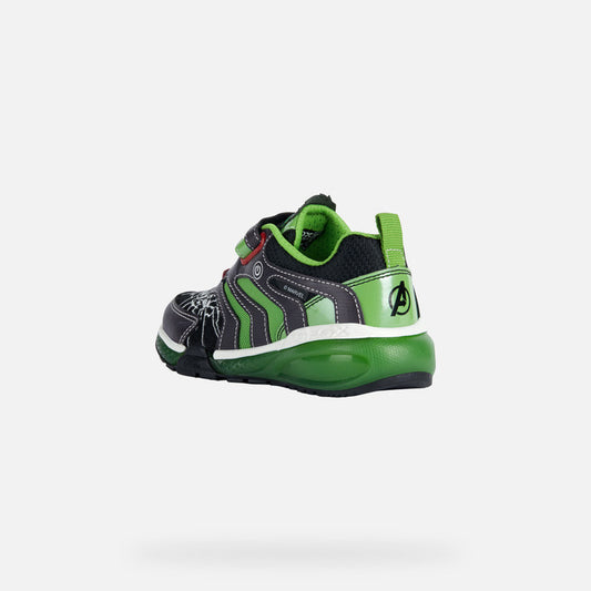 Geox J Bayonyc J35FEB Boys Marvel Black/Green