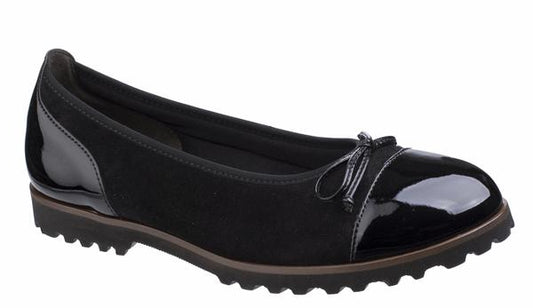 Gabor 73.100.37 Temptation Ladies Casual Black Shoe