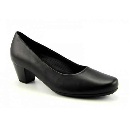 Gabor 02.120.57 Ladies Brambling Black Court shoes