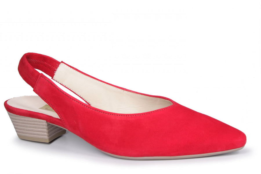 Gabor Ladies Heathcliff Red Slingback Court Shoes 25.630.15