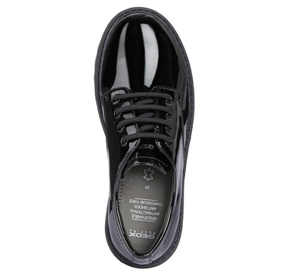 Geox J0420C Casey Kids Black Patent