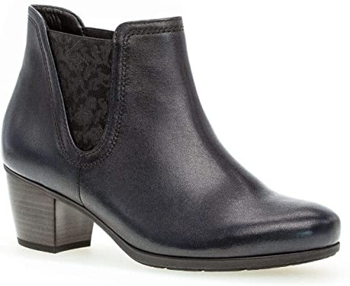 Gabor Ladies Ecological Ocean Blue Ankle Boots 55.524.26