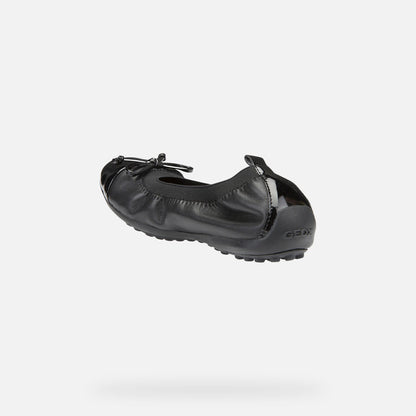 Geox J11B0F Piuma Girls Black / Patent