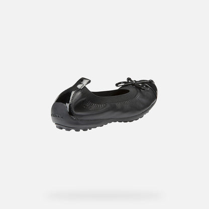 Geox J11B0F Piuma Girls Black / Patent