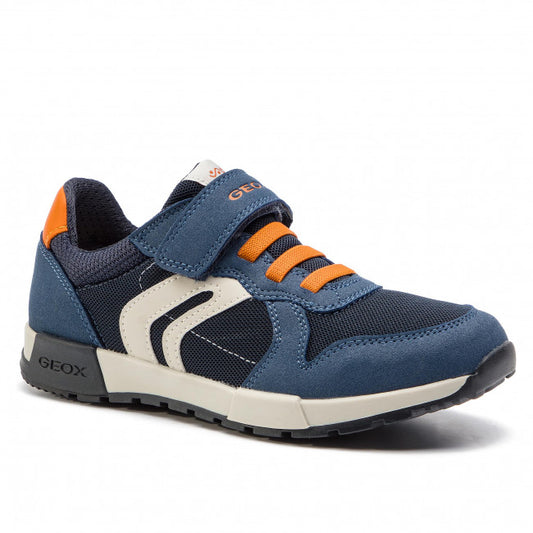 Geox J846Nc J Alfier Kids Navy/Dark Orange
