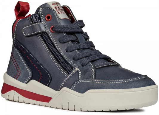 Geox J Perth J847Rb Navy/Red