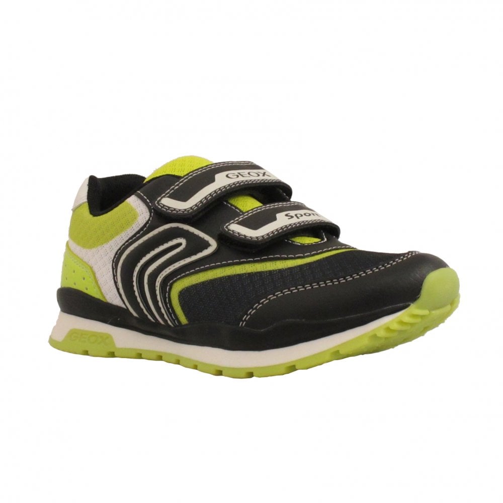 Geox J9215A Black/Lime Blk/Lime