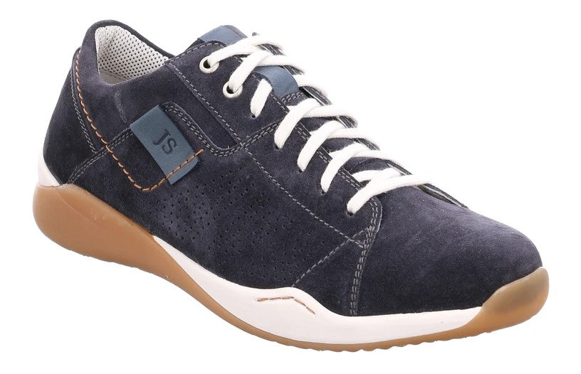 Josef Seibel Mens Ricardo 07 Blue Trainer Shoes 43507 TE949 540