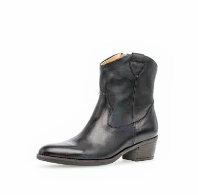Gabor 31.600.27 Black Cow Boy Boot