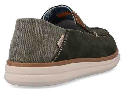 Rieker U0600-54 Mens Khaki Slip On Casual Shoe