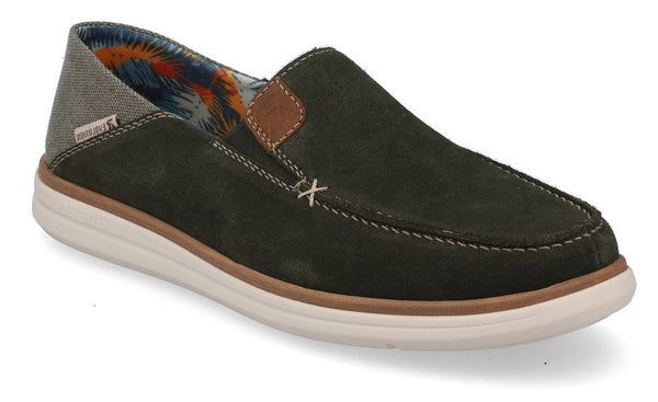 Rieker U0600-54 Mens Khaki Slip On Casual Shoe