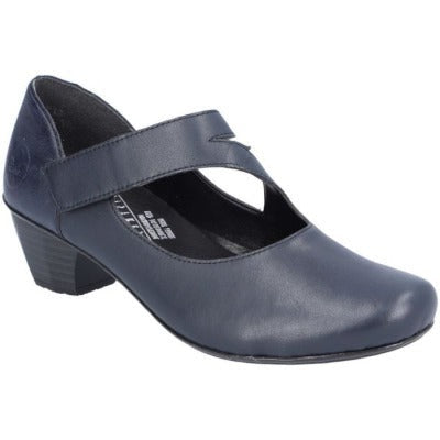 Rieker 41793-14 Ladies Navy Mary Jane Shoe