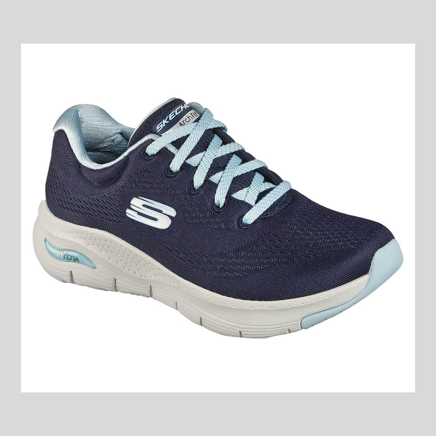 Skechers 149057 Arch Fit - Sunny Outlook Ladies Navy/Light Blue