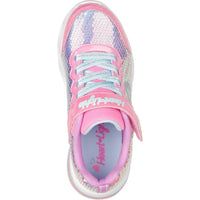 Skechers Kids 302313L Sweet Heart Lights Silver Multi Trainers