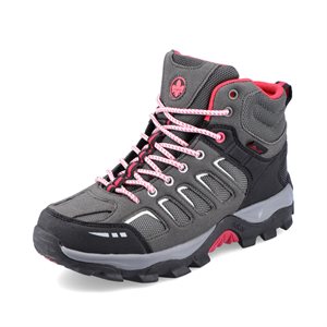 Rieker Ladies Black/Grey Boots X8820-01