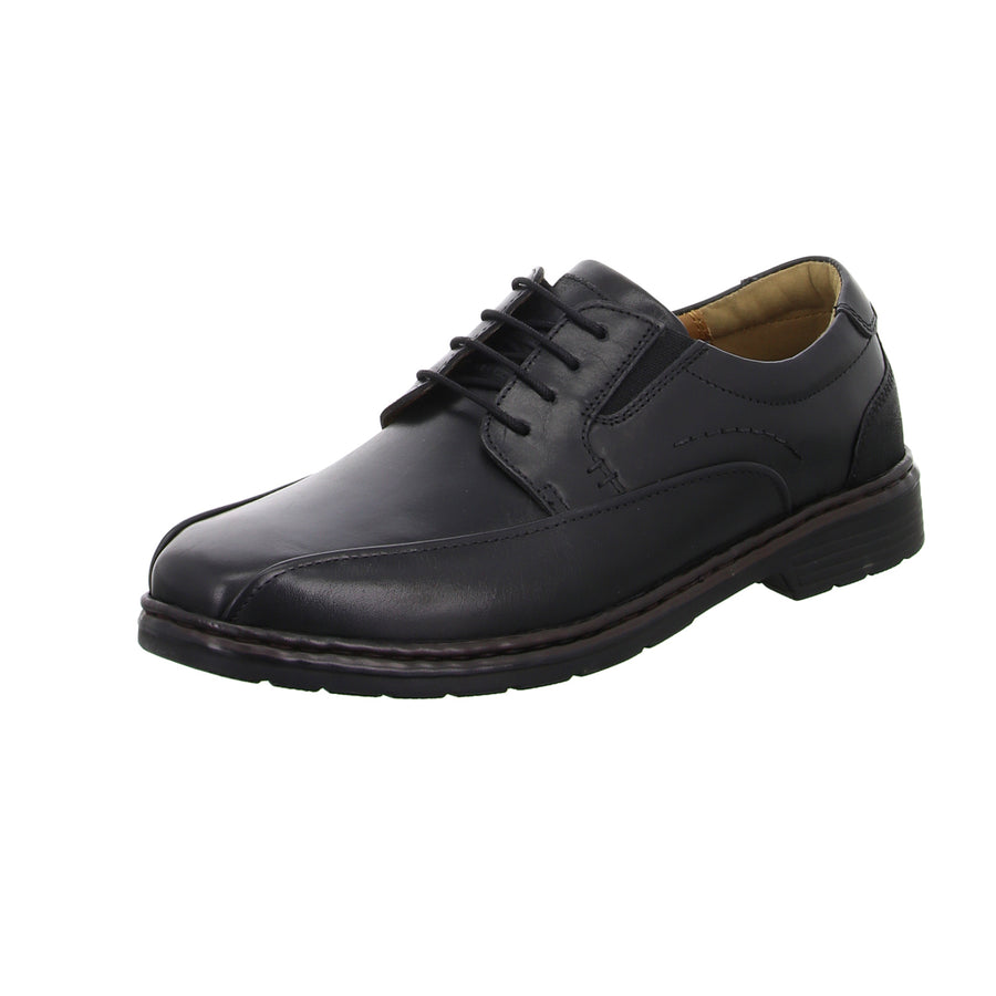 Josef Seibel Mens Alastair 04 Black Shoes 42804-860-100