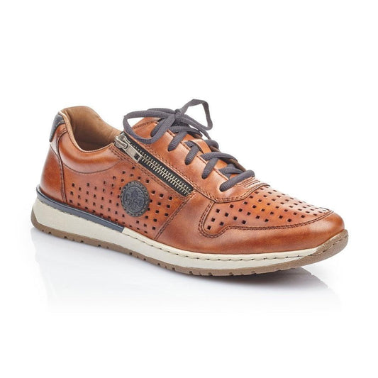 Rieker Mens Brown Lace Up Shoes B5115-24