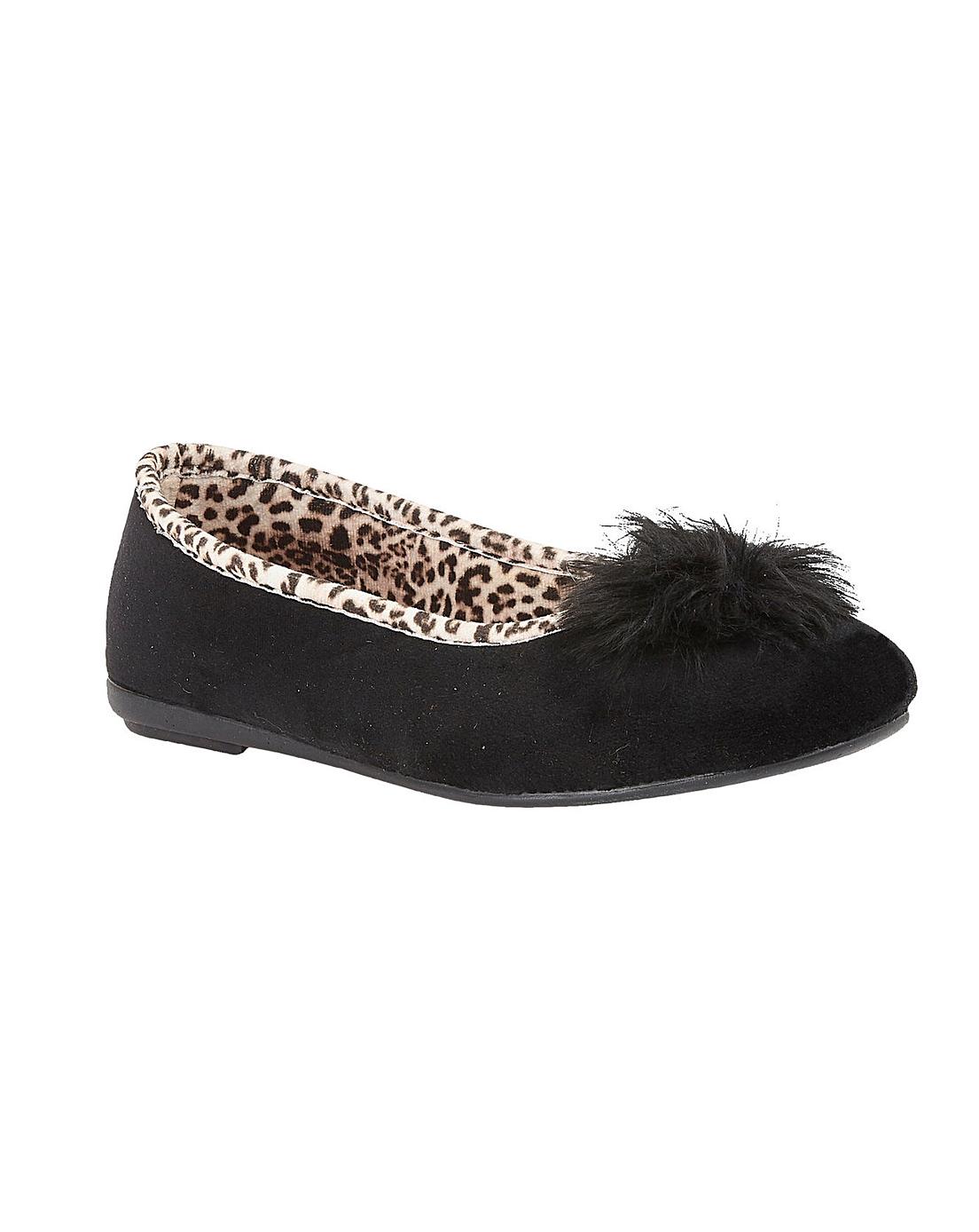 Lotus UHL050 Ladies Black Slipper