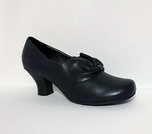 Hotter Donna Black Leather