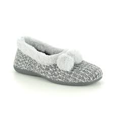 Lotus UHL037 Ladies Grey Slipper