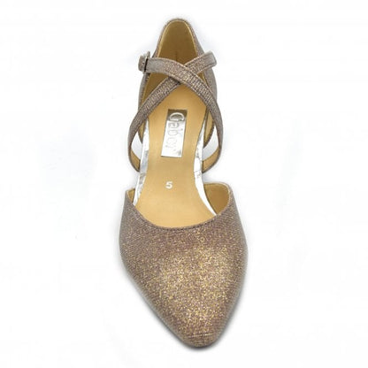 Gabor Ladies Rosato 01.363.64 Callow Womens Modern Cross Strap Court Shoes