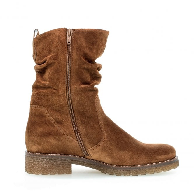 Gabor 92.703.43 Ladies Cognac Mid Calf Boot