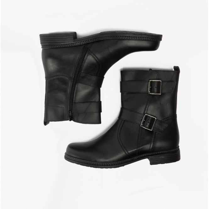 Gabor 94.673.27 Laides Black Biker Boot