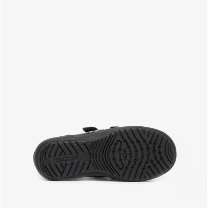 Geox J947VG J Hadriel G Kids Black Patent
