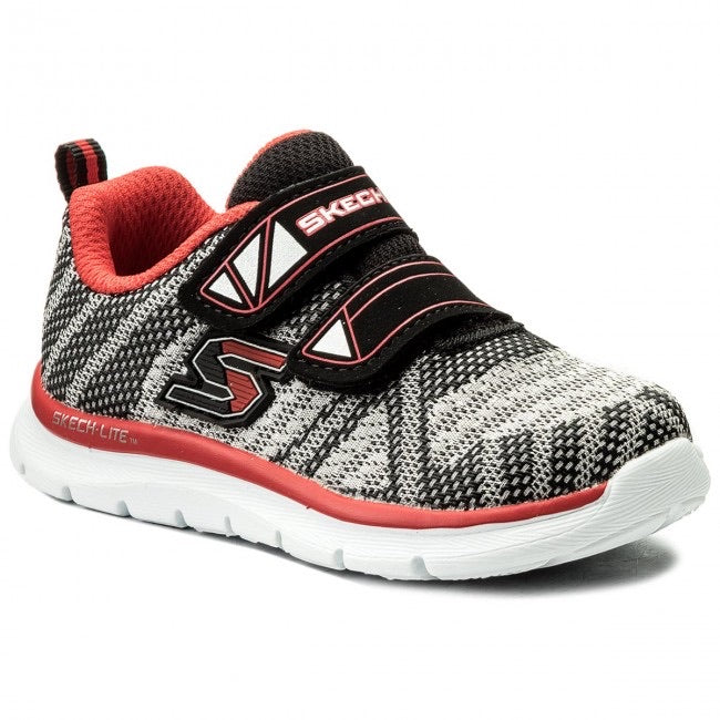 Skechers Kids Skech Lite Comfy Stepz Grey/Red Trainers 95052