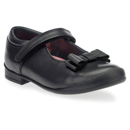 Start-Rite 2376-7 Pussycat Bow Leather Blk